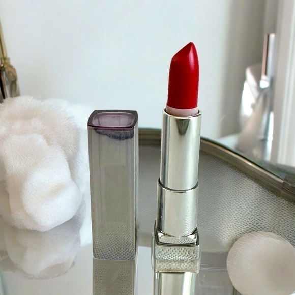 Rare Lipstick MAYBELLINE ColorSensational LIPSTICK Lip Color RED SEA SHIMMER - Picture 1 of 5